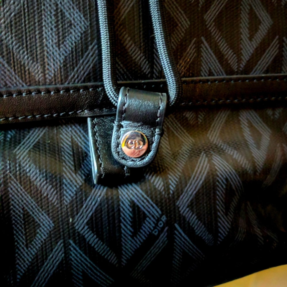 Christian Dior Leather Backpack black/grey (pristine) - Picture 6 of 11